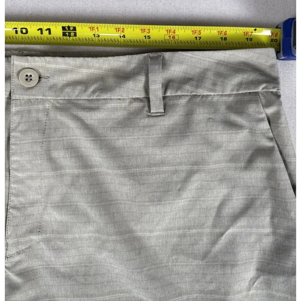 Hang Ten Mens 40 Hybrid Shorts Tan Stretch Performance Board Shorts RN147446